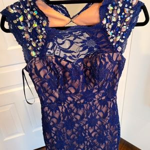 Lace beaded dress
